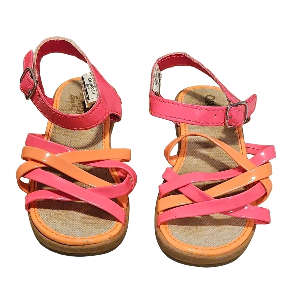 OshKosh B'gosh Pink/Orange Sandals - Picture 2 of 7